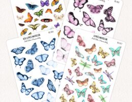 pillangós matricák